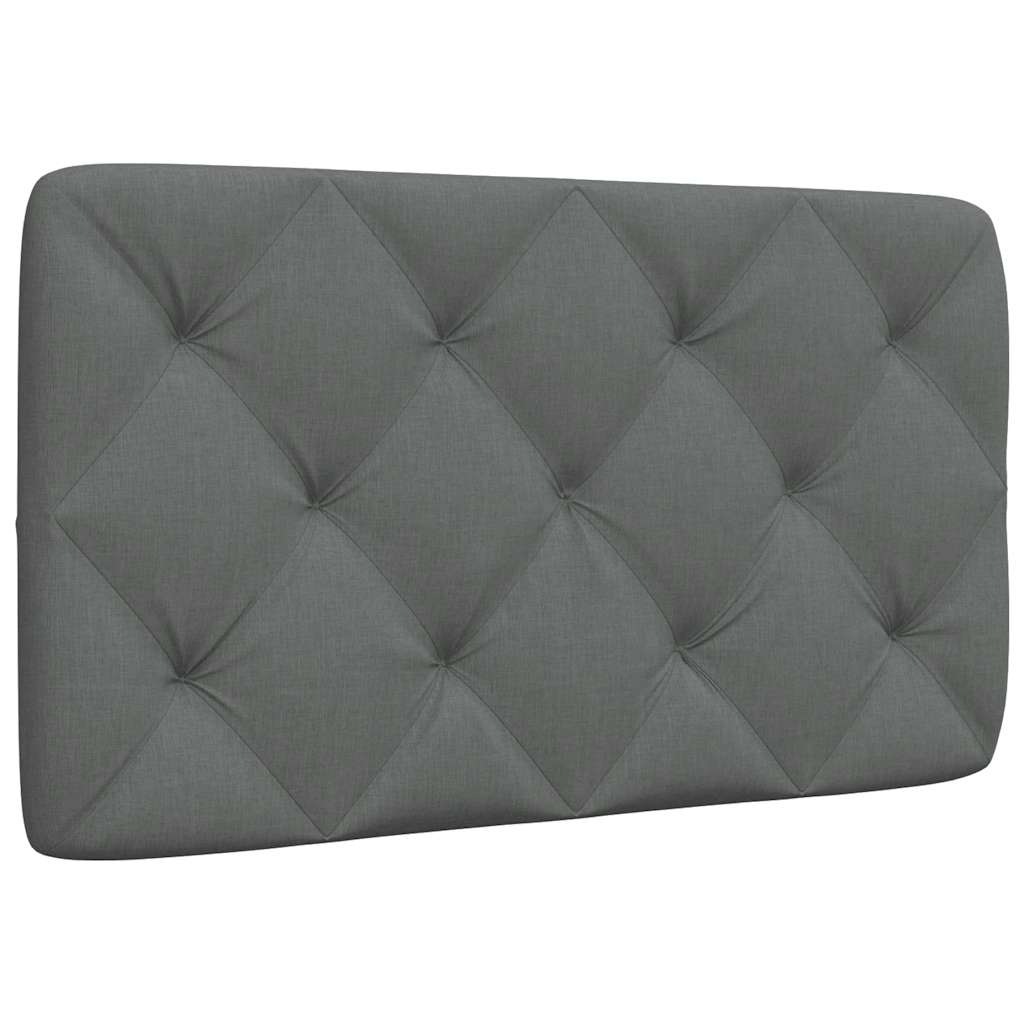 Kopfteil Kissen Dunkelgrau 90 cm