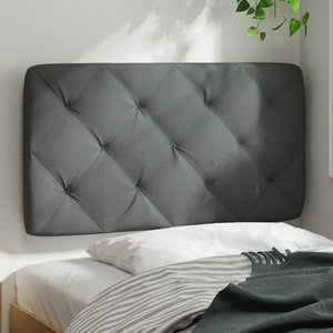 Kopfteil Kissen Dunkelgrau 90 cm