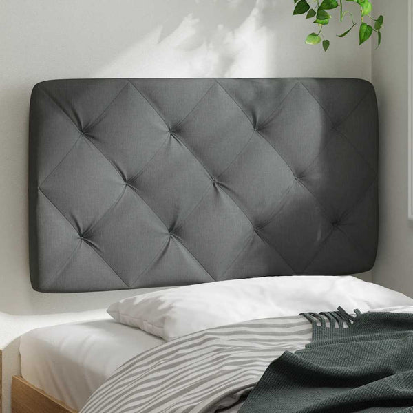 Kopfteil Kissen Dunkelgrau 90 cm