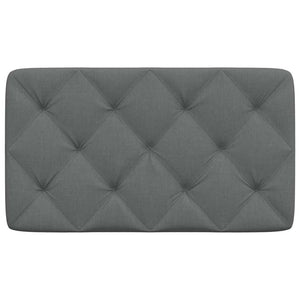 Kopfteil Kissen Dunkelgrau 90 cm