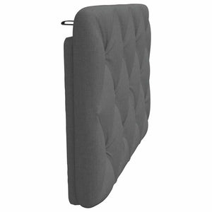 Kopfteil Kissen Dunkelgrau 90 cm