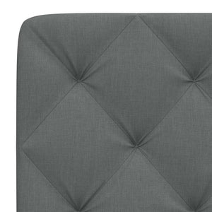 Kopfteil Kissen Dunkelgrau 90 cm