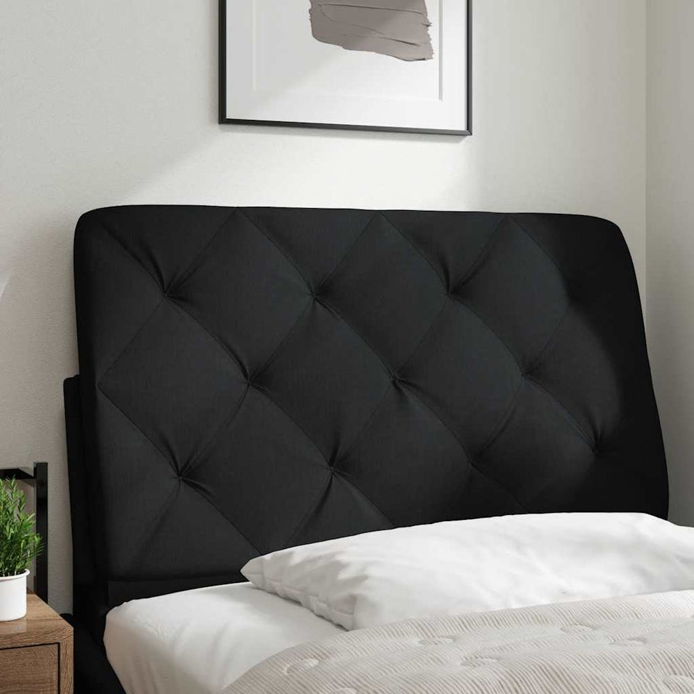 Schwarzes Kopfteil-Kissen 90 cm