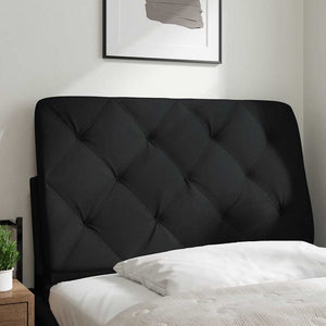 Schwarzes Kopfteil-Kissen 90 cm