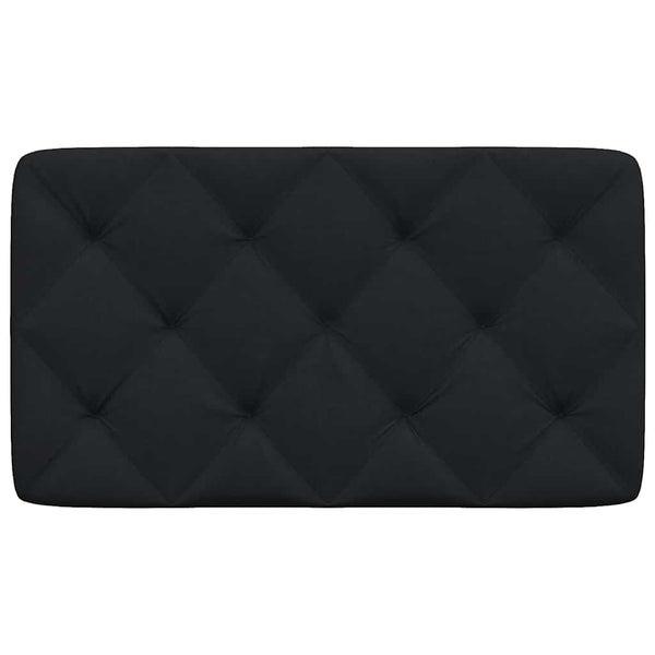 Schwarzes Kopfteil-Kissen 90 cm