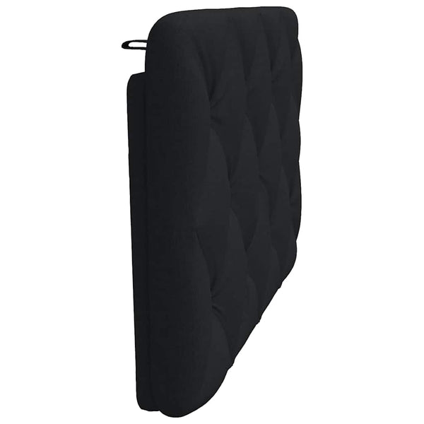 Schwarzes Kopfteil-Kissen 90 cm