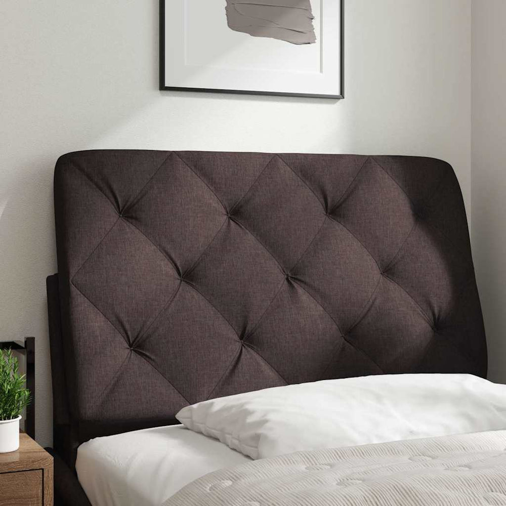 Kopfteil Kissen Dunkelbraun 90 cm