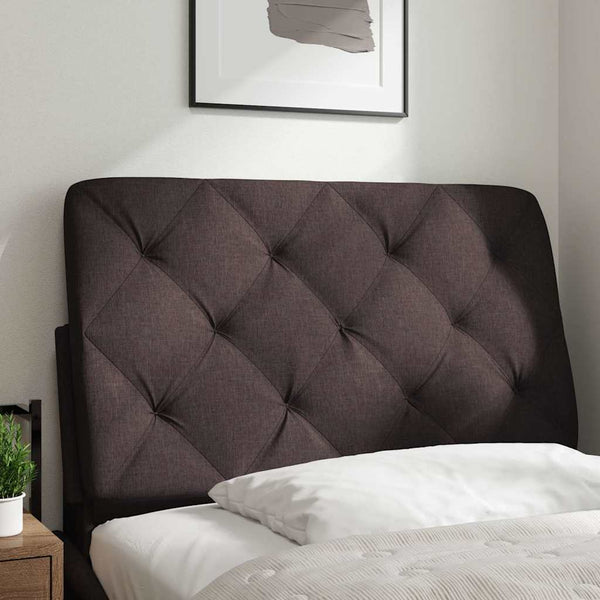 Kopfteil Kissen Dunkelbraun 90 cm