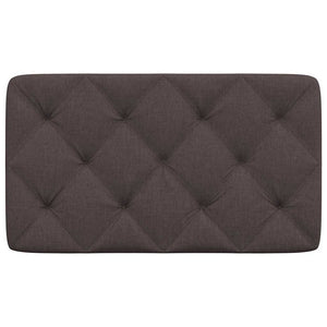 Kopfteil Kissen Dunkelbraun 90 cm