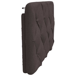 Kopfteil Kissen Dunkelbraun 90 cm
