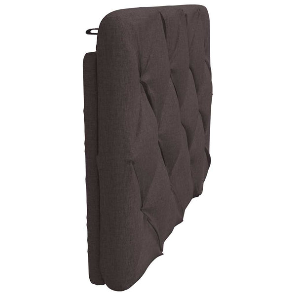 Kopfteil Kissen Dunkelbraun 90 cm