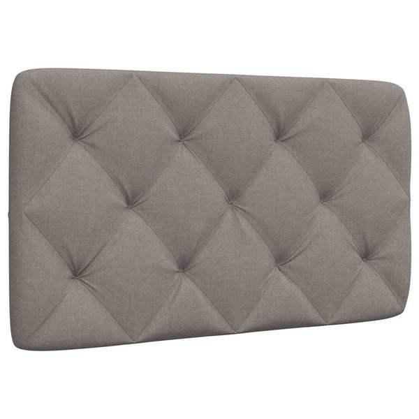 Kopfteil Kissen Taupe 90 cm