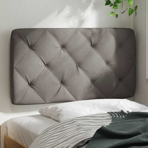 Kopfteil Kissen Taupe 90 cm