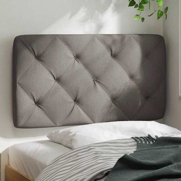 Kopfteil Kissen Taupe 90 cm