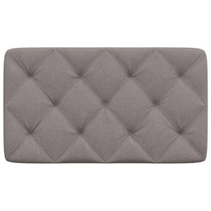 Kopfteil Kissen Taupe 90 cm