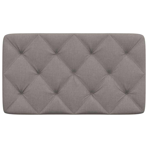Kopfteil Kissen Taupe 90 cm