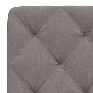 Kopfteil Kissen Taupe 90 cm