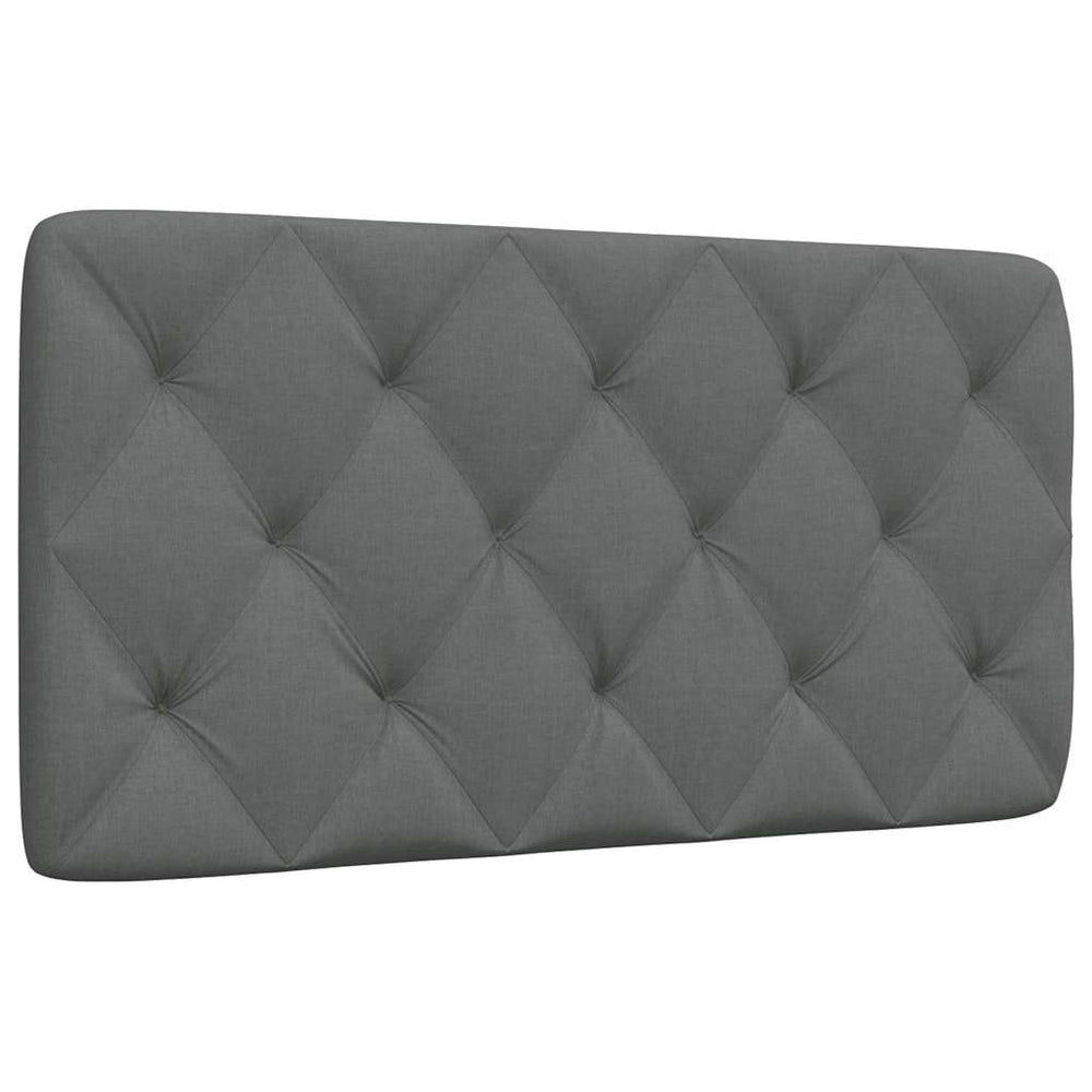 Kopfteil Kissen Dunkelgrau 100 cm