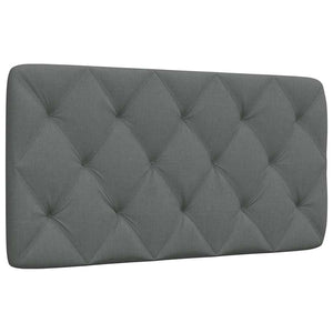 Kopfteil Kissen Dunkelgrau 100 cm