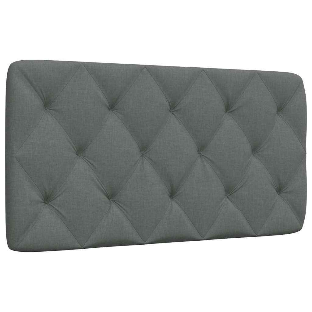 Kopfteil Kissen Dunkelgrau 100 cm