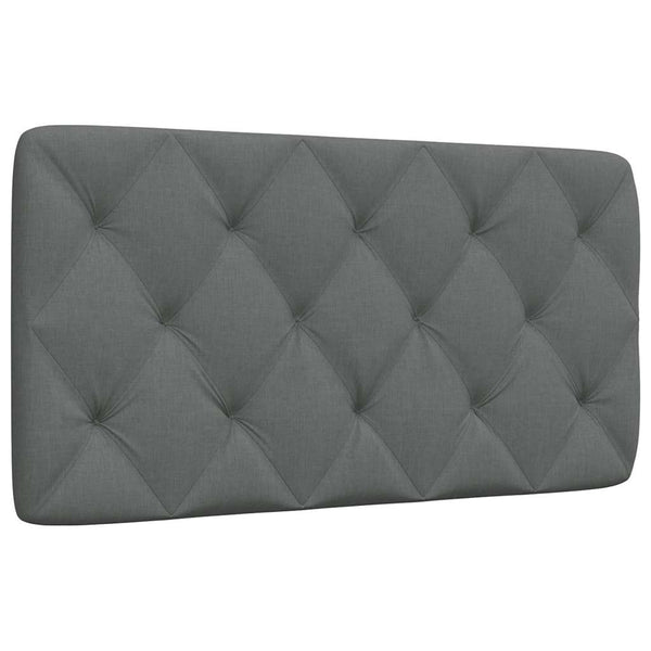 Kopfteil Kissen Dunkelgrau 100 cm