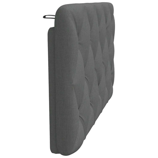 Kopfteil Kissen Dunkelgrau 100 cm