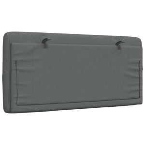 Kopfteil Kissen Dunkelgrau 100 cm