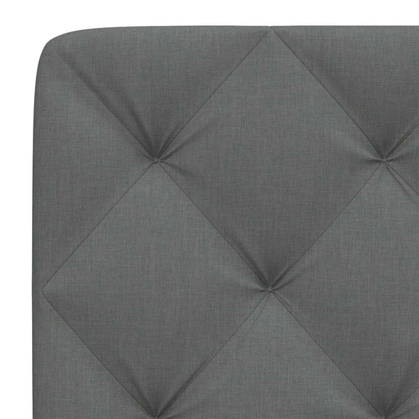 Kopfteil Kissen Dunkelgrau 100 cm
