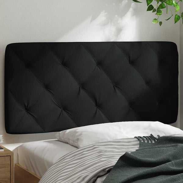 Schwarzes Kopfteil-Kissen, 100 cm