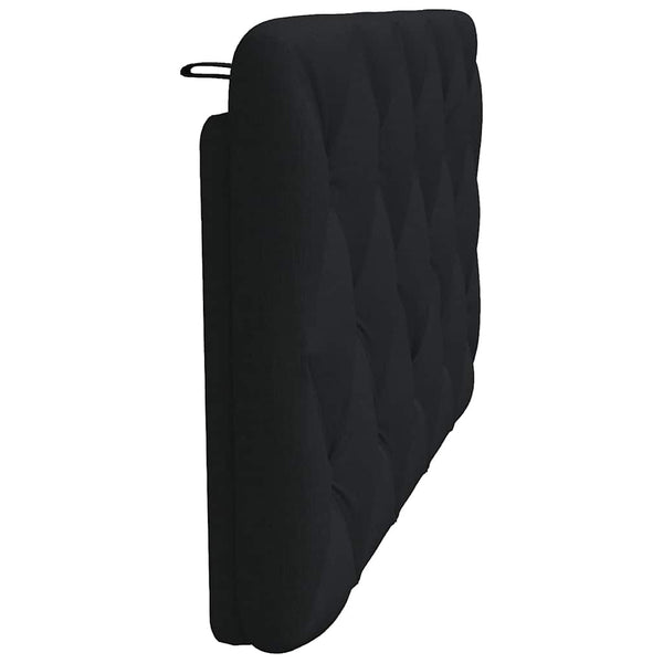 Schwarzes Kopfteil-Kissen, 100 cm