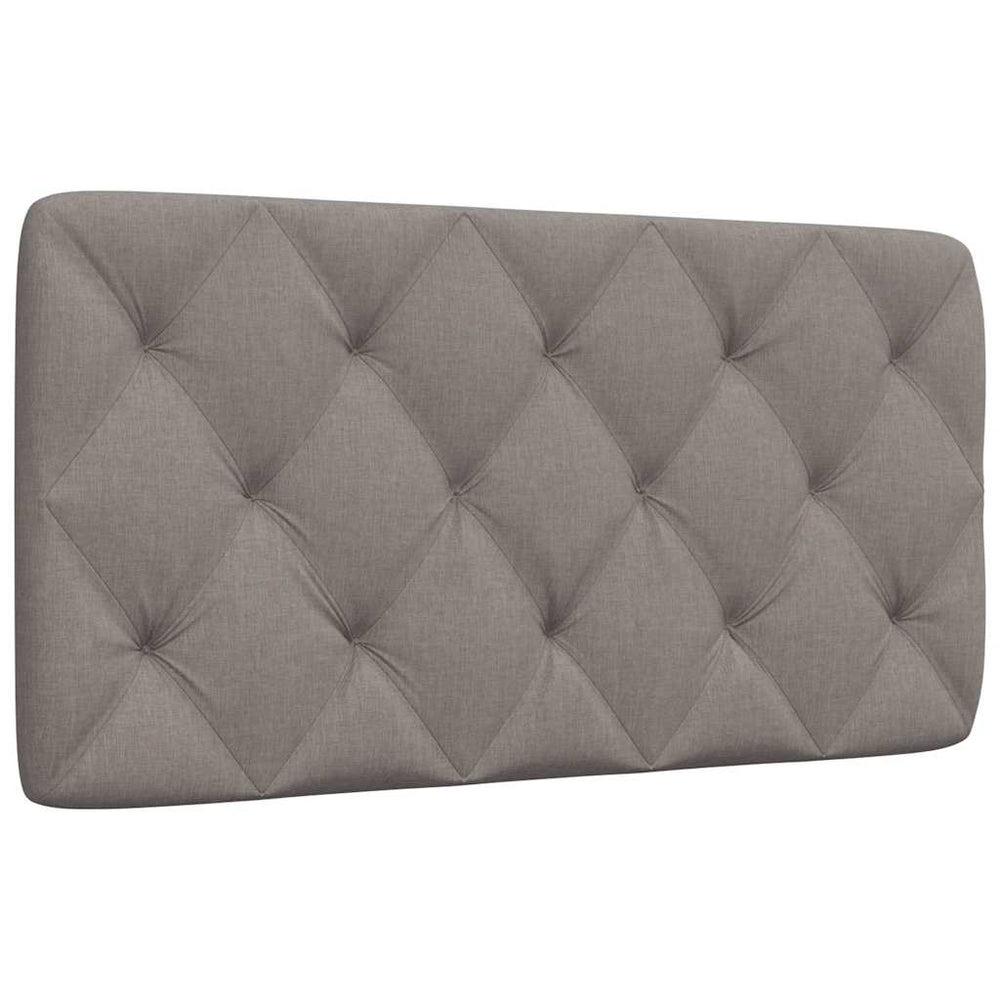 Kopfteil Kissen Taupe 100 cm