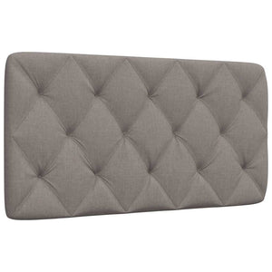 Kopfteil Kissen Taupe 100 cm