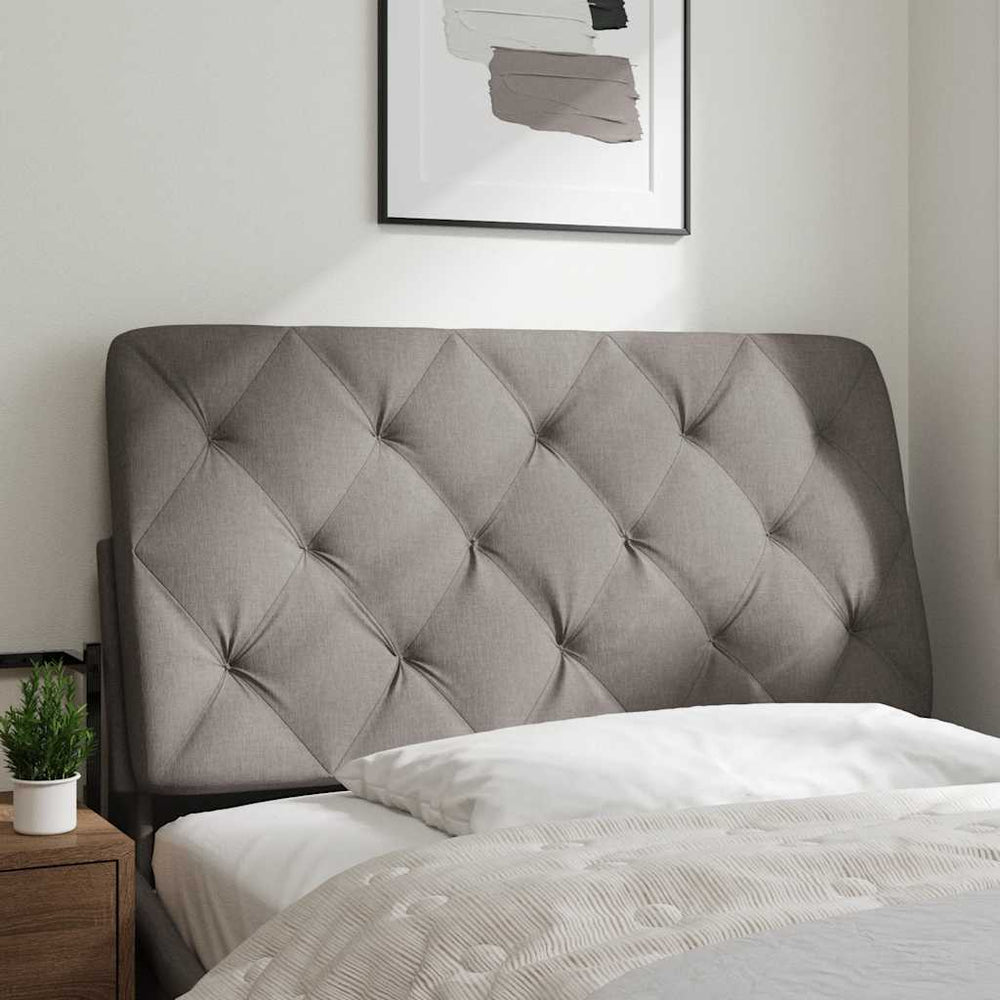 Kopfteil Kissen Taupe 100 cm