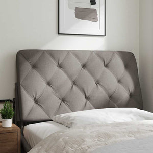 Kopfteil Kissen Taupe 100 cm