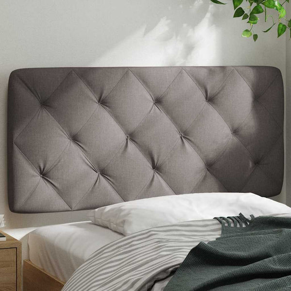 Kopfteil Kissen Taupe 100 cm