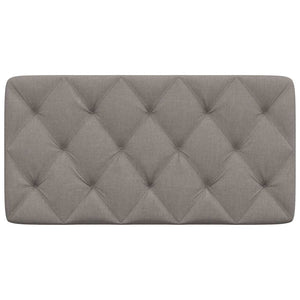 Kopfteil Kissen Taupe 100 cm