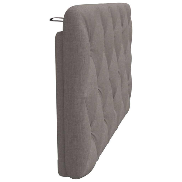 Kopfteil Kissen Taupe 100 cm