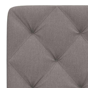 Kopfteil Kissen Taupe 100 cm