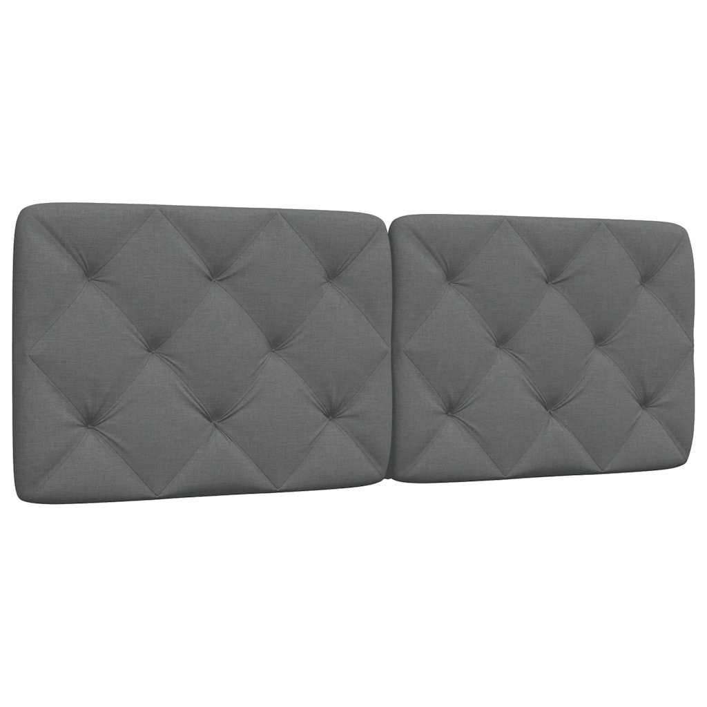Kopfteil Kissen Dunkelgrau 120 cm