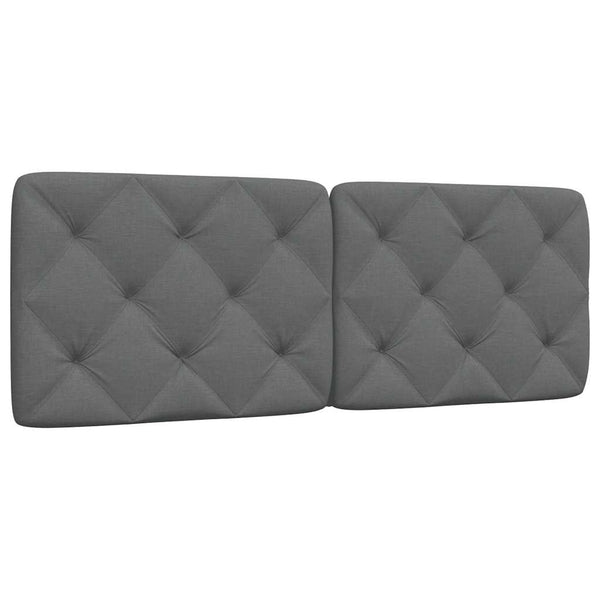 Kopfteil Kissen Dunkelgrau 120 cm