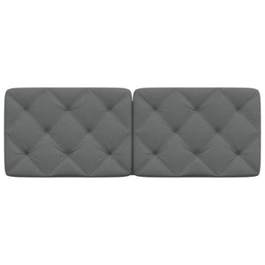 Kopfteil Kissen Dunkelgrau 120 cm