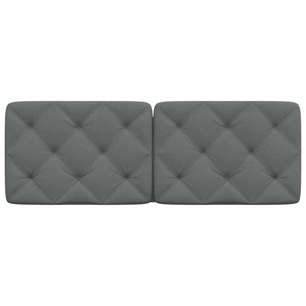 Kopfteil Kissen Dunkelgrau 120 cm
