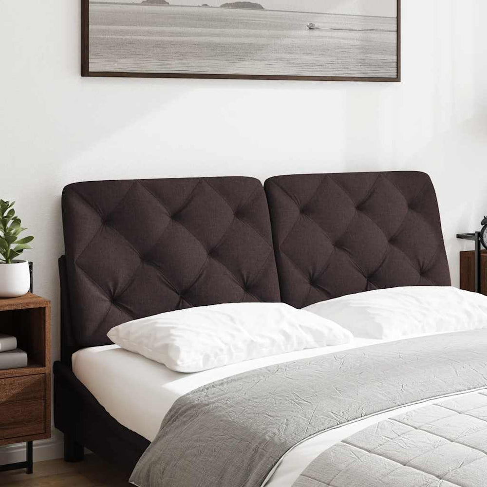 Kopfteil Kissen Dunkelbraun 120 cm