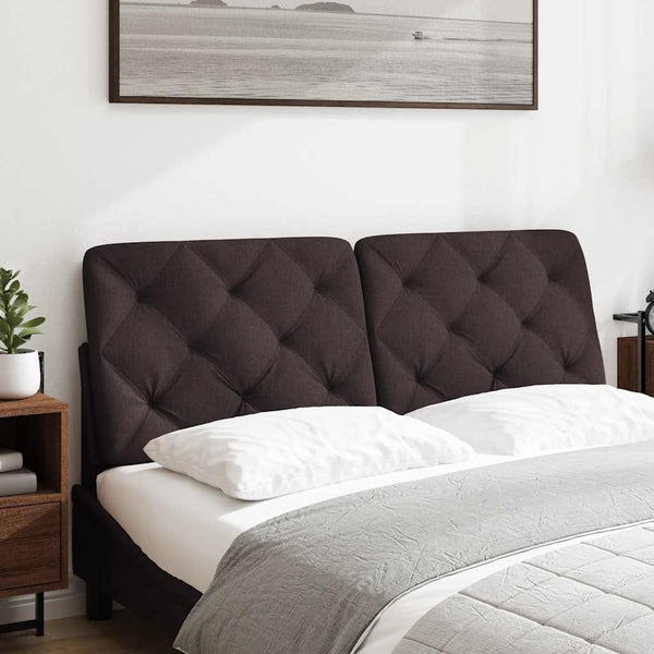 Kopfteil Kissen Dunkelbraun 120 cm