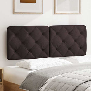 Kopfteil Kissen Dunkelbraun 120 cm