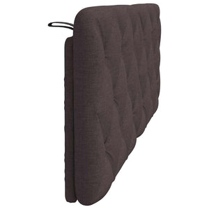 Kopfteil Kissen Dunkelbraun 120 cm