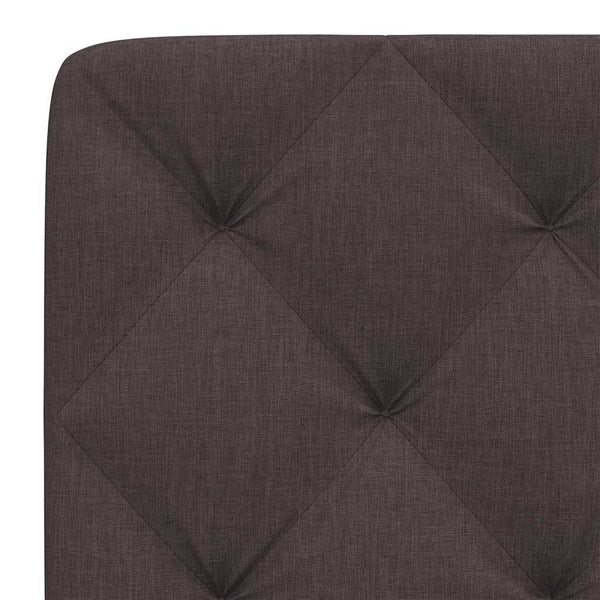 Kopfteil Kissen Dunkelbraun 120 cm