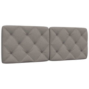Kopfteil-Kissen Taupe 120 cm