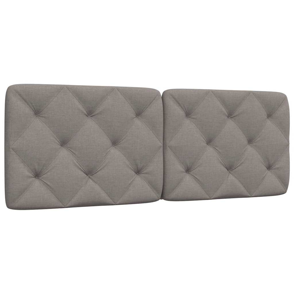 Kopfteil-Kissen Taupe 120 cm