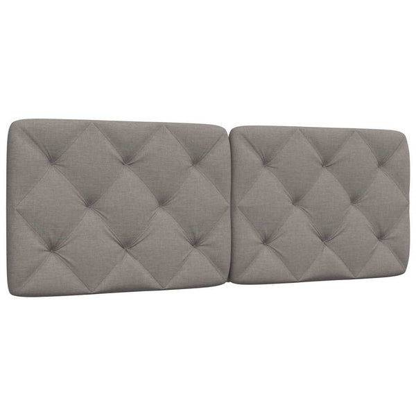 Kopfteil-Kissen Taupe 120 cm